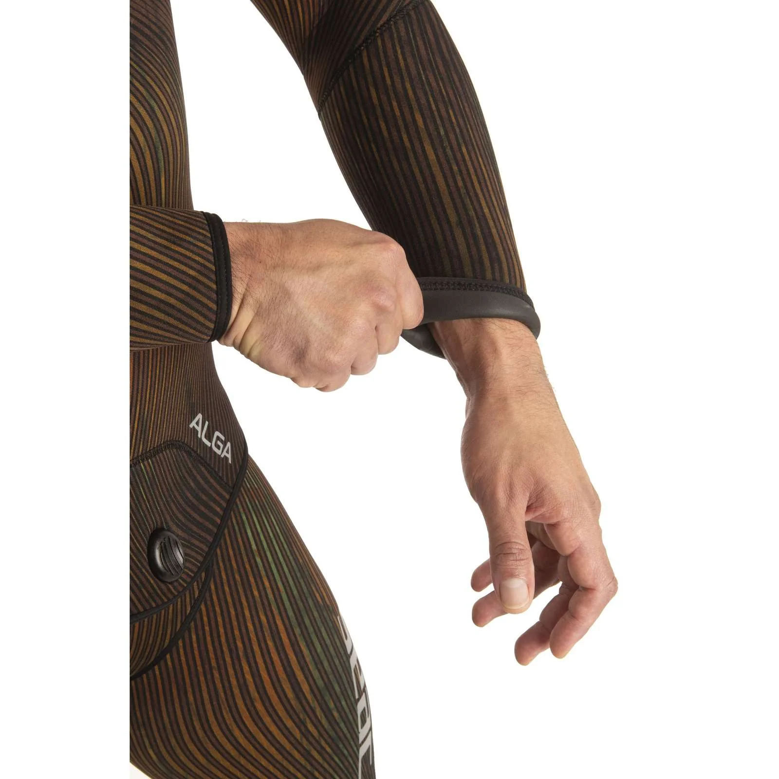 Chaqueta de neopreno Alga Hombre 5mm Marrón S Seac 1-161-S - Imagen 3