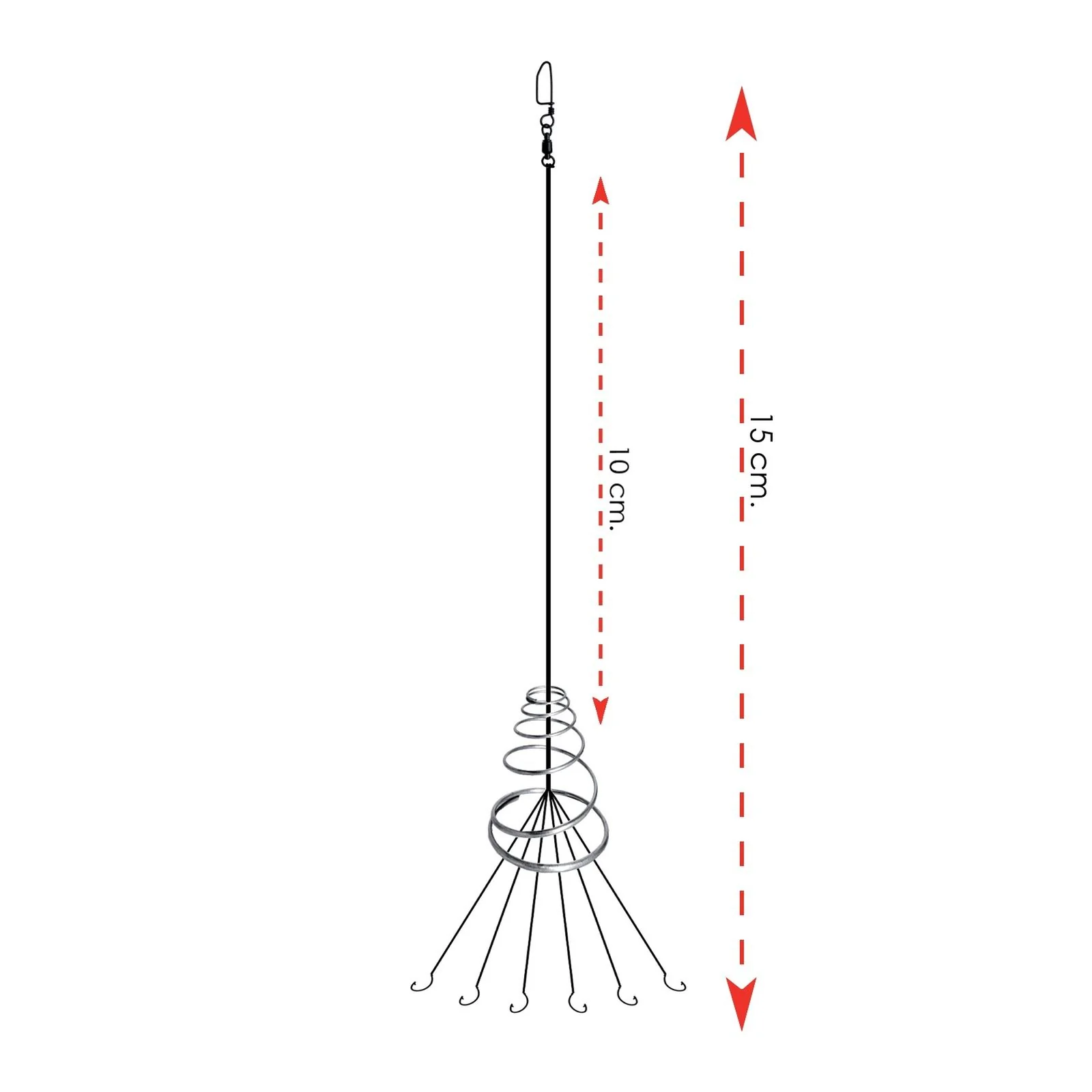 Armaduras de clúster con soporte para cebo Tamaño 5 Expert Predator 1971105