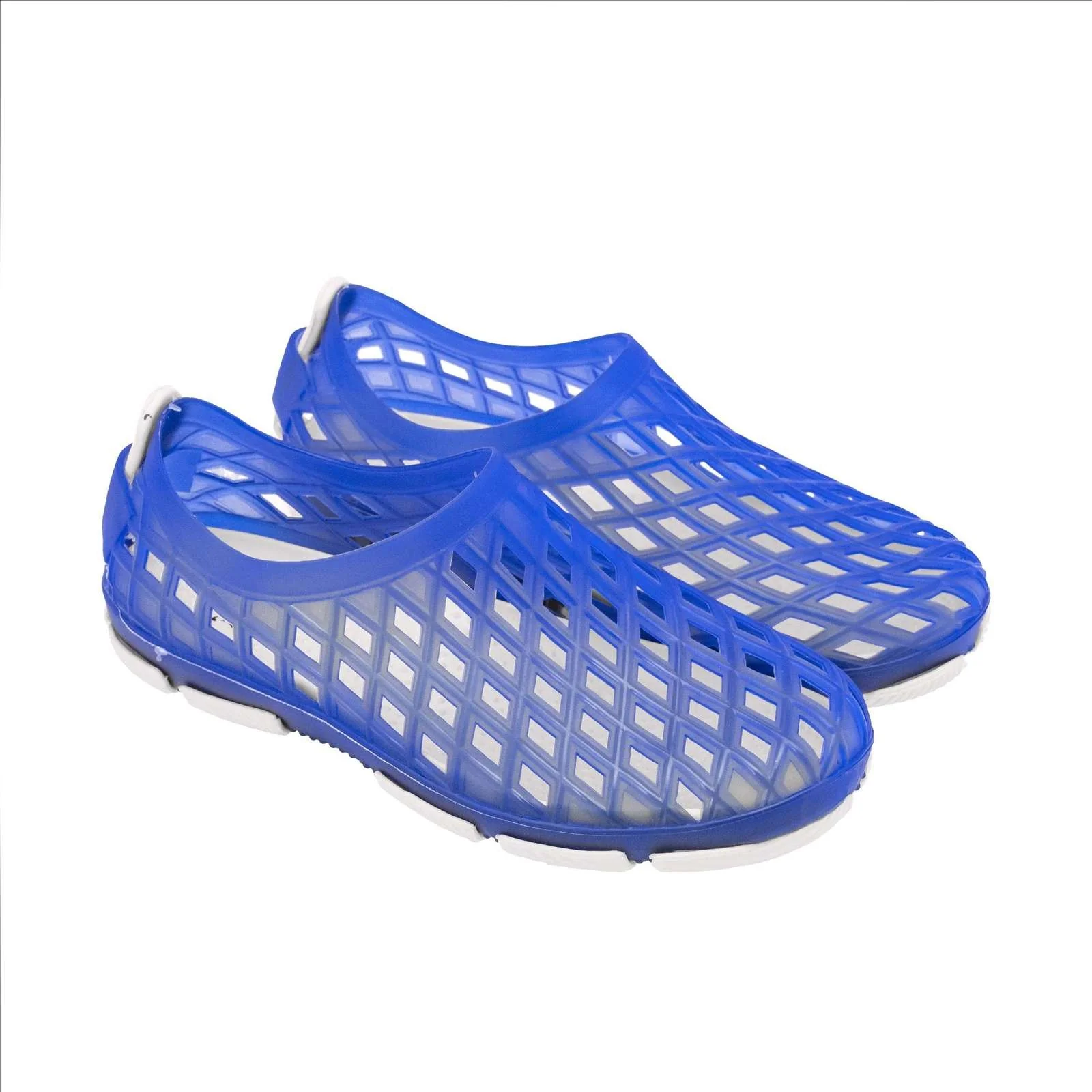 Zapatos de natación anatómicos tendencia azul-blanco talla 43 Abysstar 68163BLW