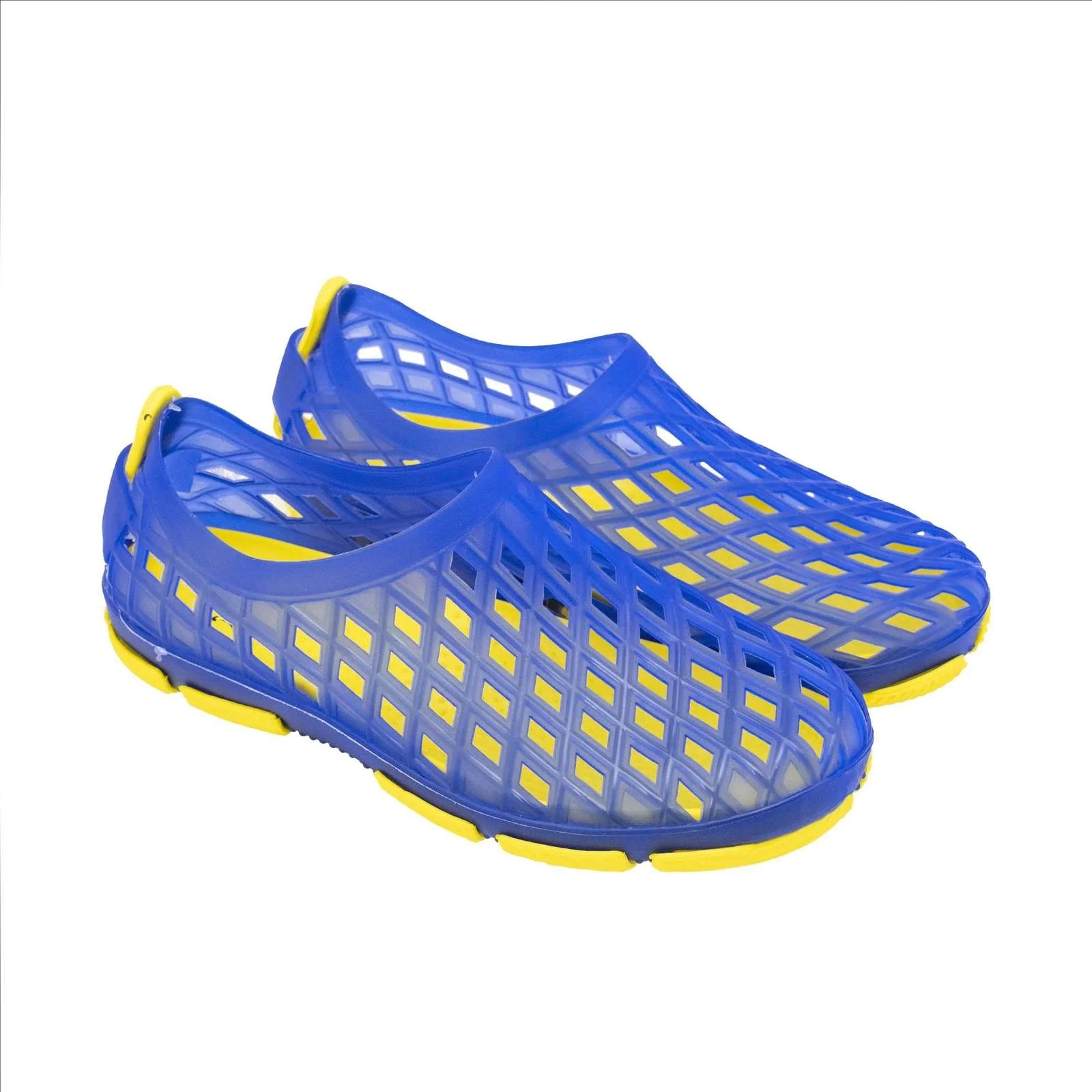 Zapatos de natación anatómicos tendencia azul-amarillo talla 44 Abysstar 68164BLYL